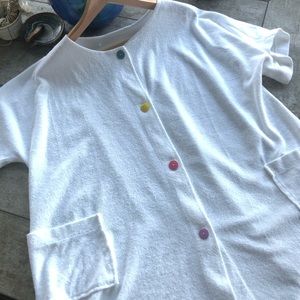VINTAGE terry cloth pastel 1980’s swimsuit coverup